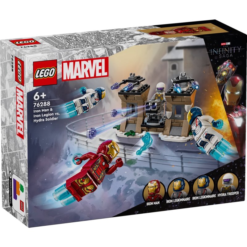 lego marvel super heroes 76288 iron man iron legion vs hydra soldat