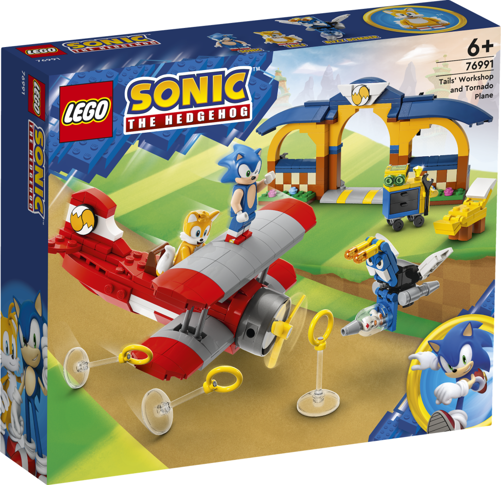 LEGO Sonic the Hedgehog 76991 Tails Workshop and Tornado Plane 1 1024x990