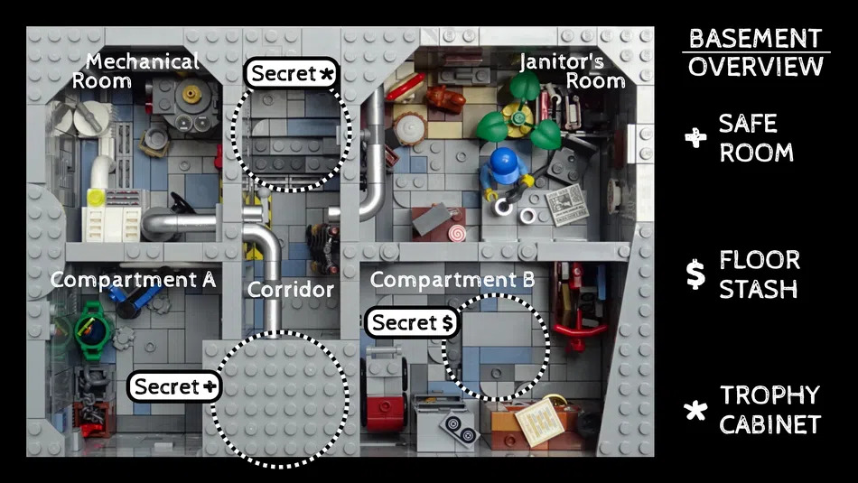 LEGO Ideas Basement Storage 11