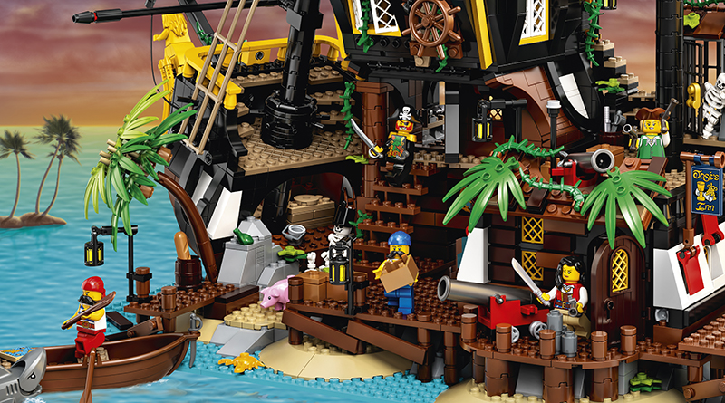 LEGO Ideas 21322 Pirates of Barracuda Bay: Adapting the concept