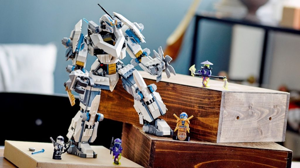 LEGO NINJAGO 71738 Zanes Titan Mech Battle featured resized 1024x576