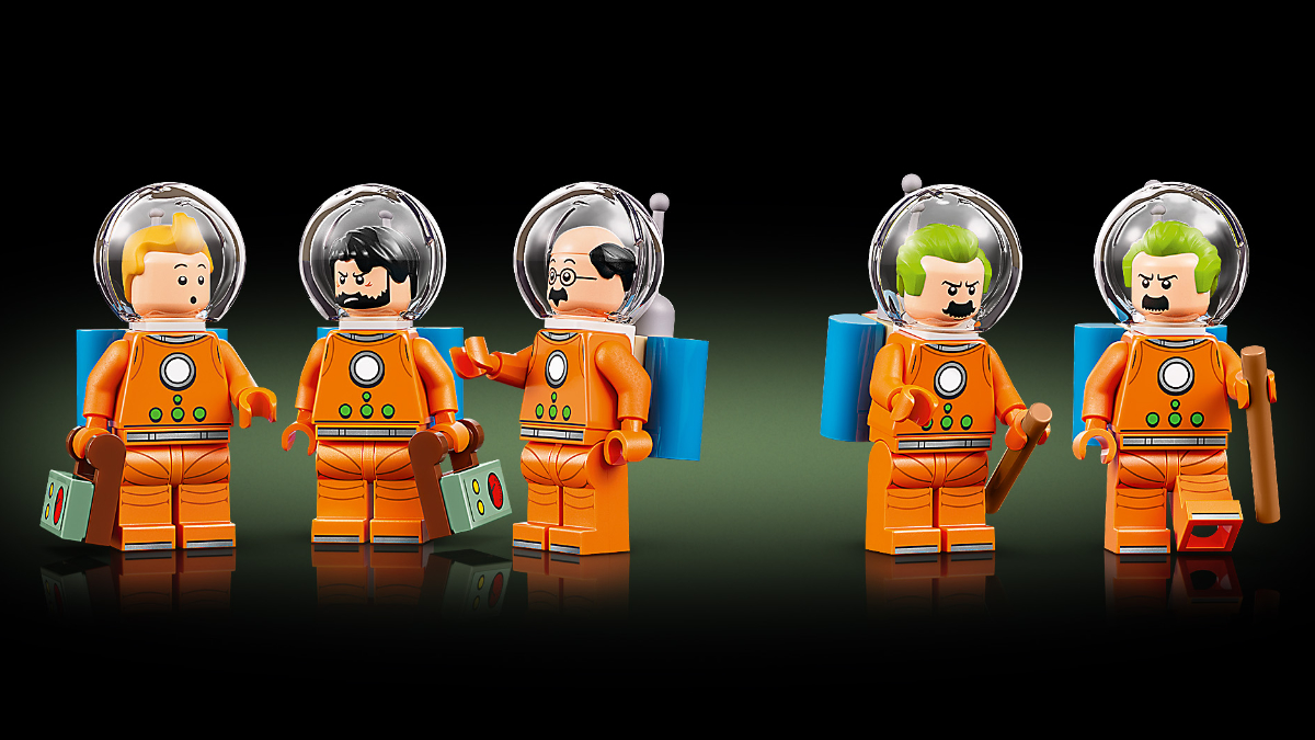 Here’s how LEGO Ideas Tintin Moon Rocket’s minifigures came to be
