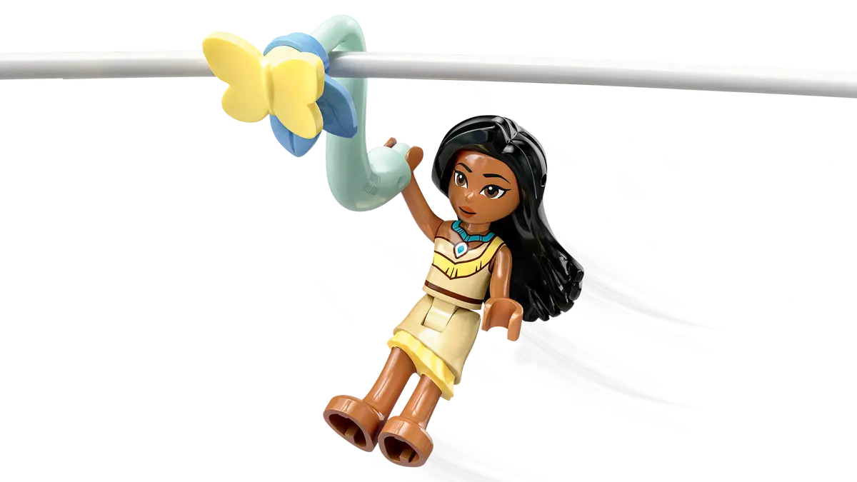 LEGO 43215 Enchanted Treehouse zipwire pocahontas