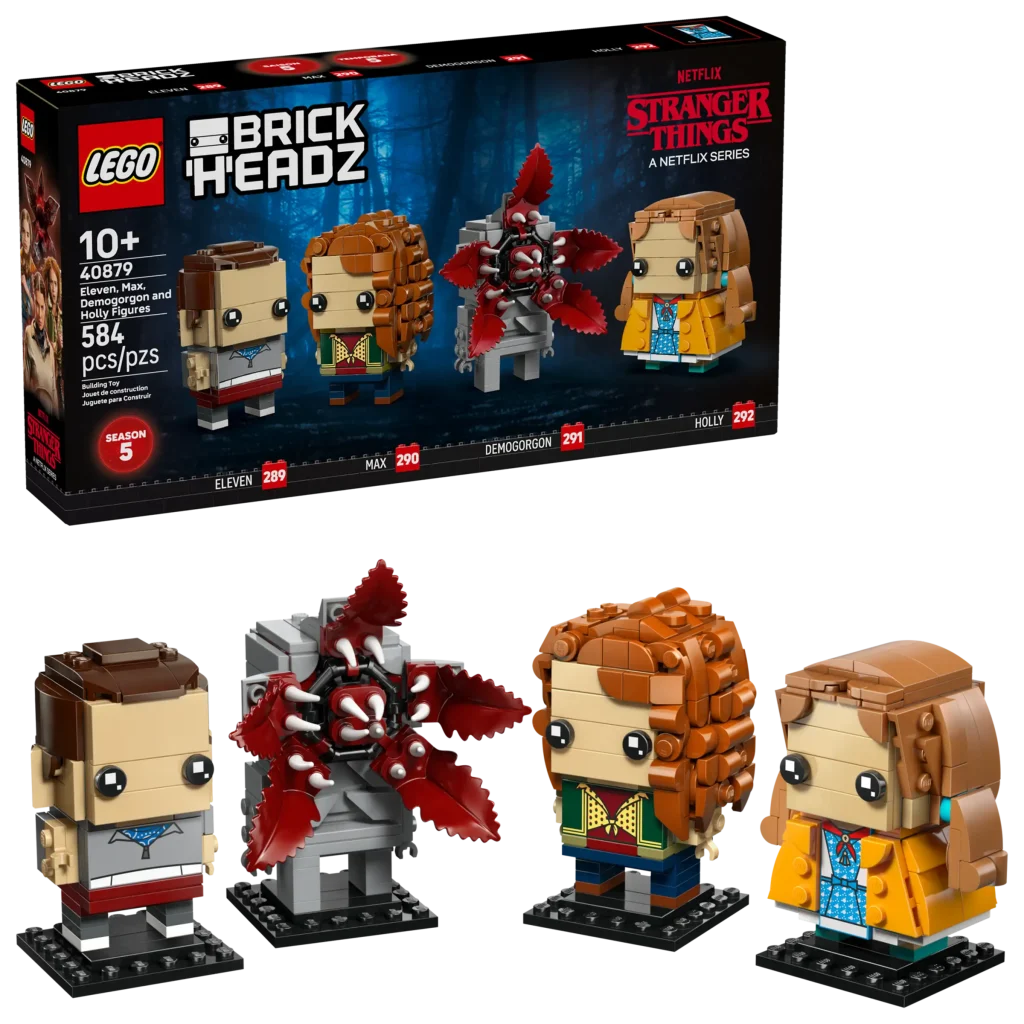 LEGO BrickHeadz Stranger Things 40879 Eleven Max Demogorgon and Holly Figures 1 1024x1024