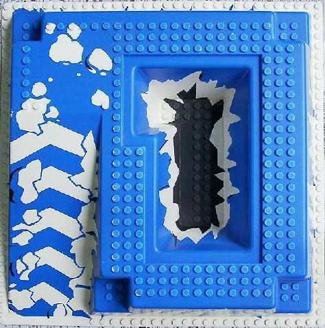 LEGO Ice Planet 2002 6983 Ice Station Odyssey baseplate