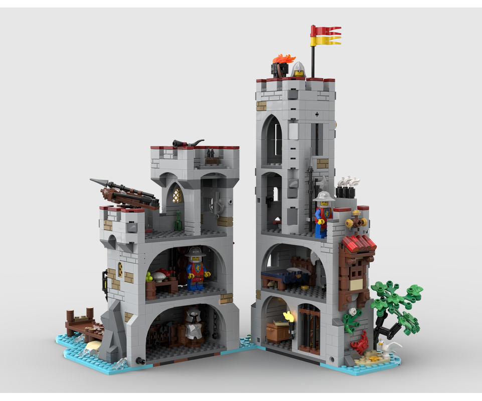LEGO Medieval Seaside Market Tower 6