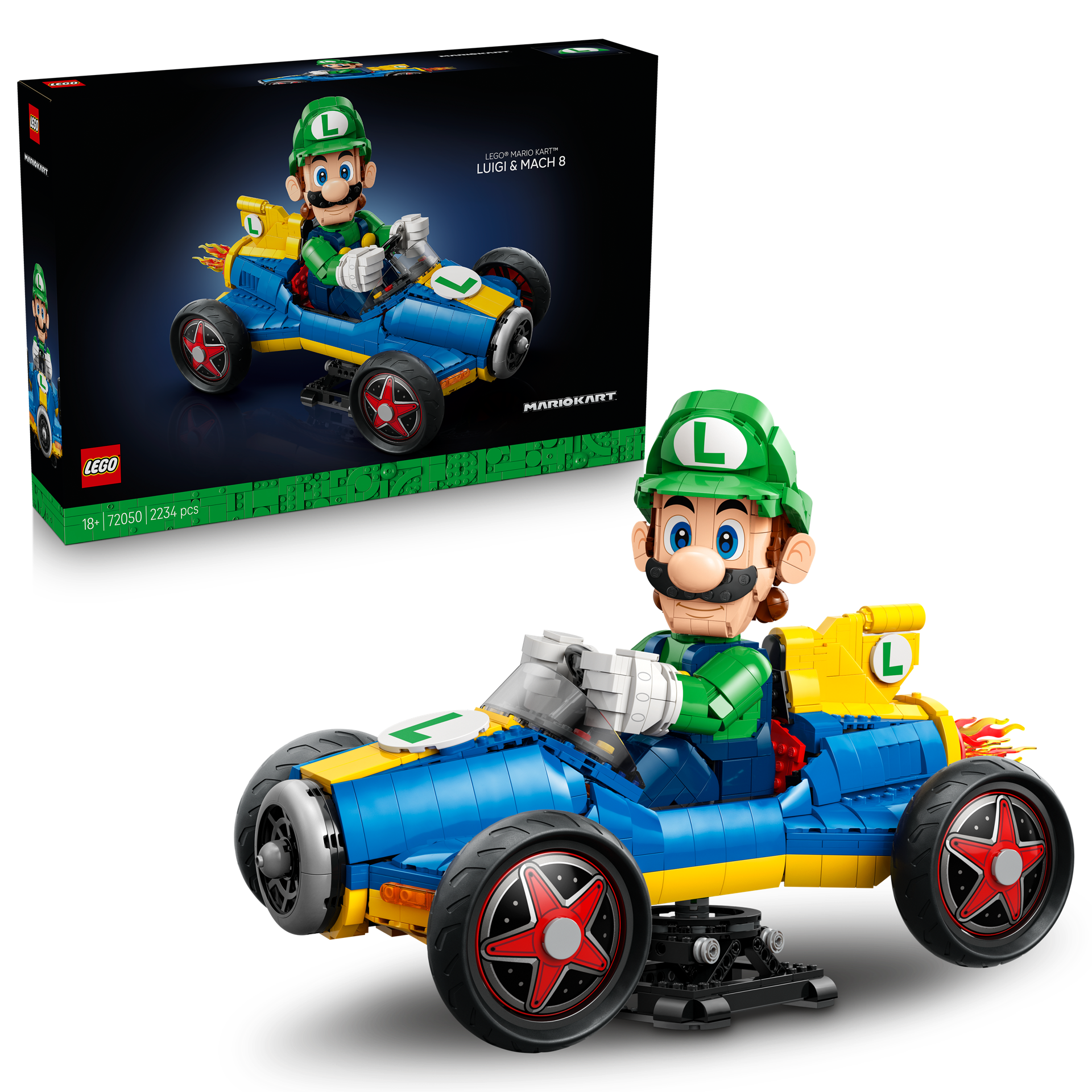 LEGO Mario Kart 72050 Luigi Mach 8 7