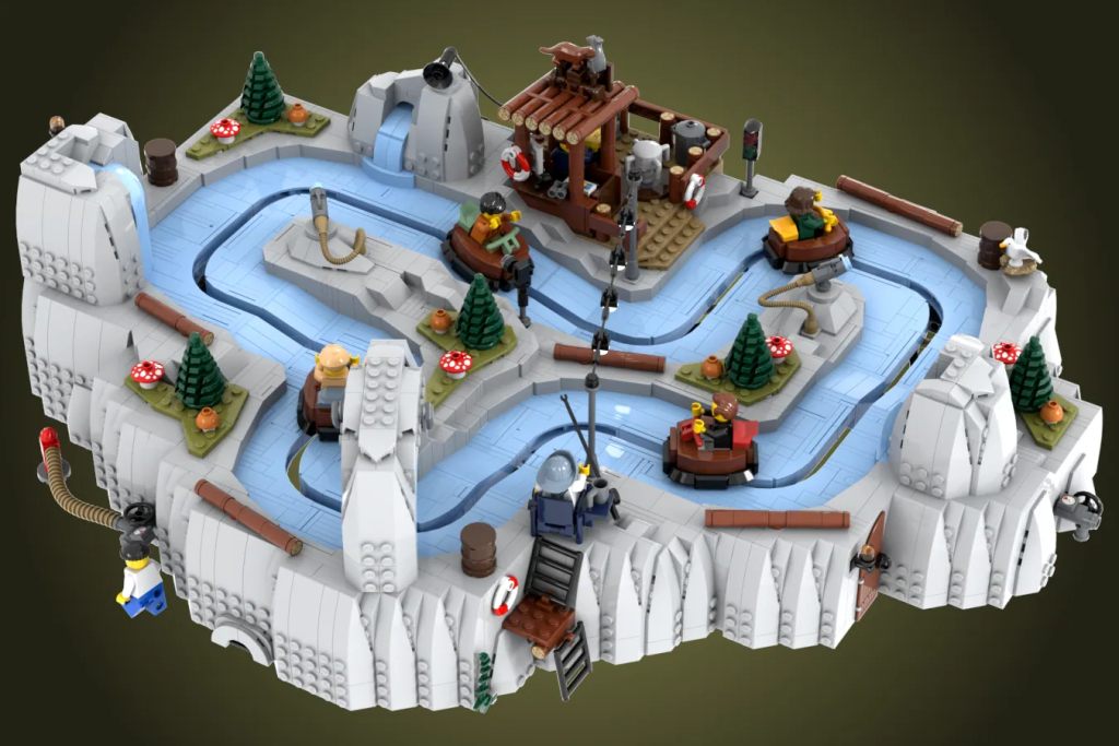 LEGO Ideas Working River Rapids Ride Fairground Rafting Coaster 4 1024x683