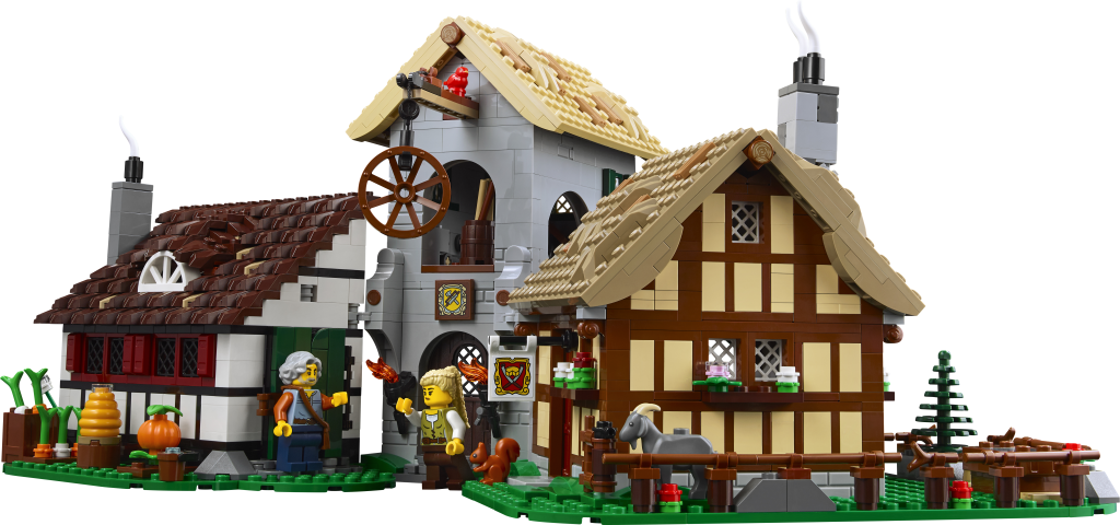 LEGO Icons 10332 medieval town square cheese factory 1024x480