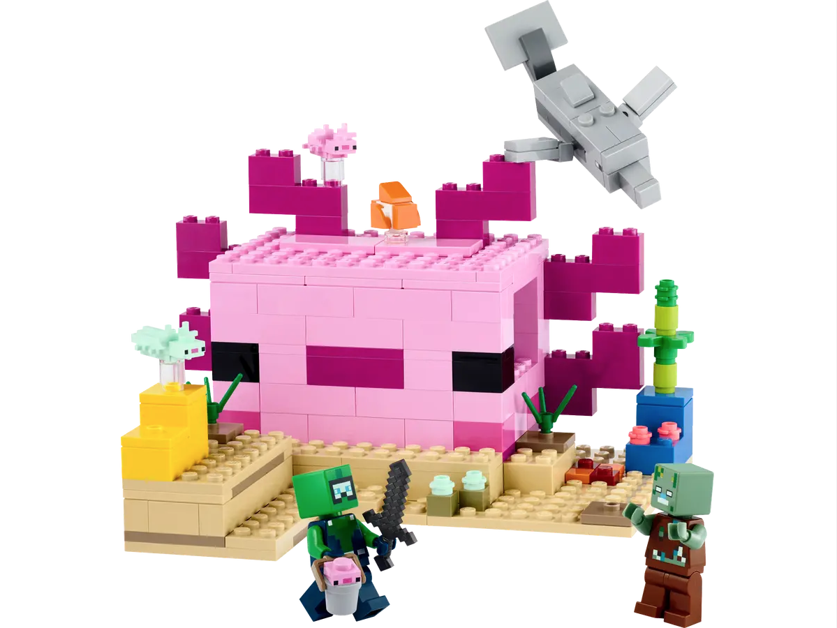 LEGO Minecraft 21247 The Axolotl House 1
