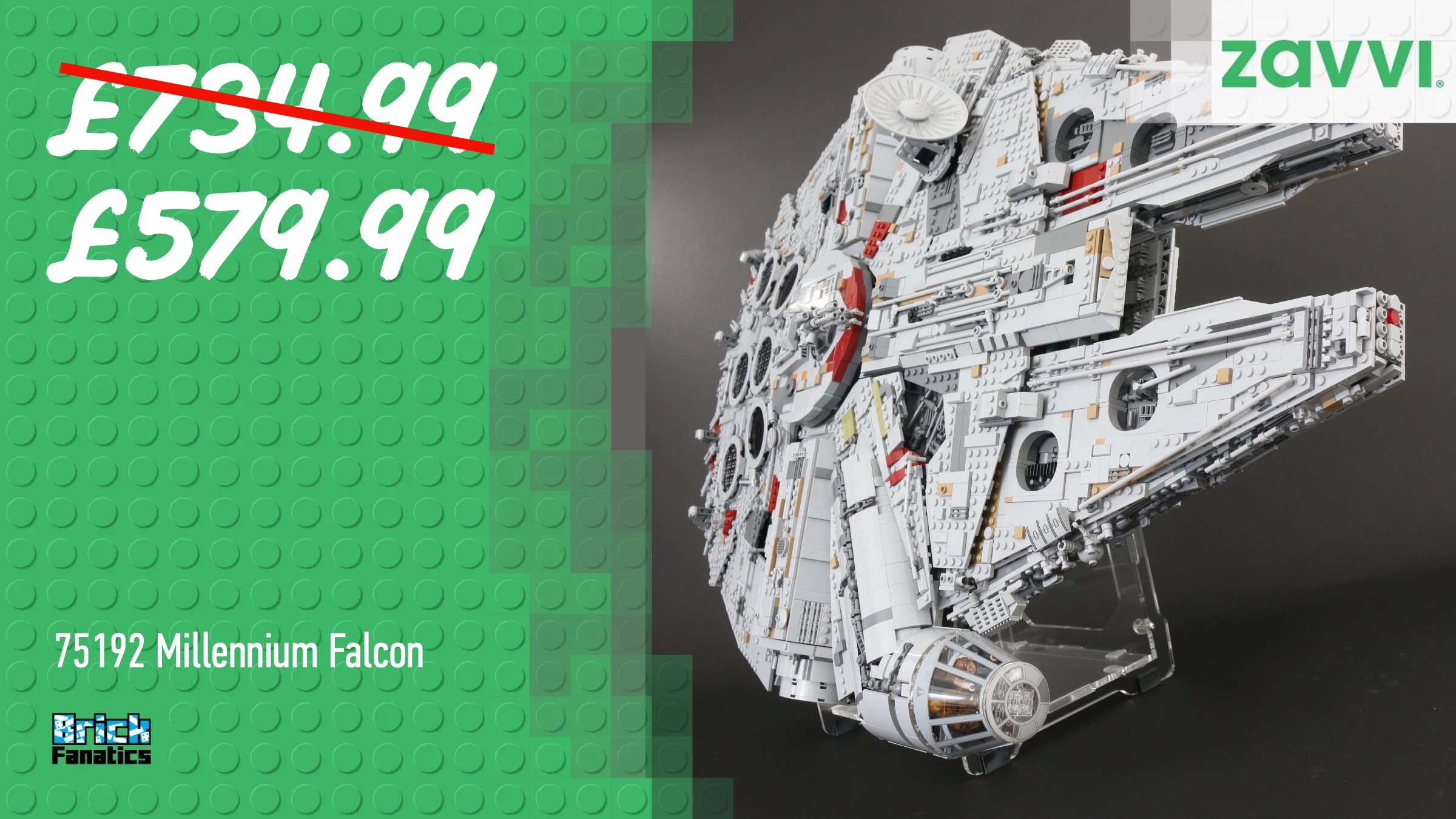 Double discount on LEGO Star Wars UCS Millennium Falcon